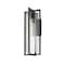 Z-Lite Aura 1 Light Outdoor Wall Light, 8in. W x 22.25in. H, Black 5013B-BK - alternate 7
